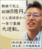 動画で売上総額8億円。どん底経営から一年で業績大逆転。