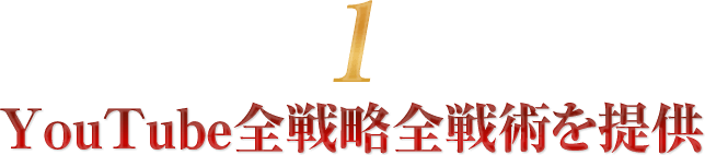YouTube全戦略全戦術を提供